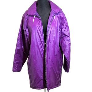 Pacific Trail Women's Purple Puffer Long Jacket